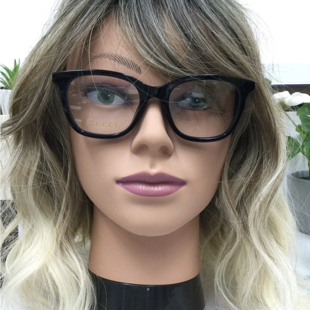 GUC Gucci Black and Red Frame Optical Glasses